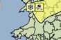 A yellow warning has been issued for snow and ice