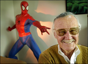 Stan Lee, creator of comic-book franchises such as "Spider-Man," "The Incredible Hulk" and "X-Men," pictured here in 2002.