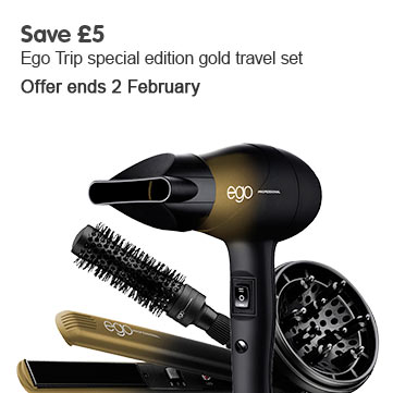 Save £5 Ego Hair Travel Set. Offer of the week