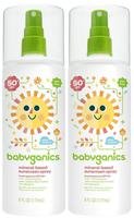 Babyganics   Mineral Based Sunscreen Spray - SPF 50+ - Fragrance Free - 6 oz - 2 pk