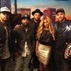 Willie Moore with the "Growing up Hip-Hop" cast