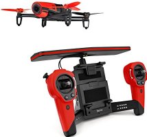 Parrot BeBop Cuadracóptero Drone14 MP Full HD 1080p Fisheye Camara SkyController Bundle, Rojo