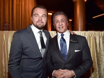 Leonardo DiCaprio and Sylvester Stallone