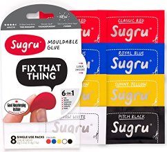 Sugru Mouldable Glue - Classic Multi-Colour (Pack of 8)