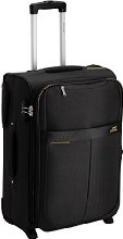Princeware Oxford Polyester 64 cms Black Softsided Suitcase (6587_Blk)