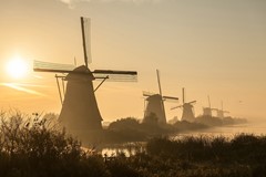 Windmills at Kinderdijk, The Netherlands
