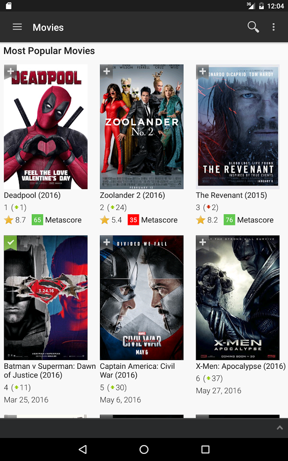   IMDb Movies & TV – snímka obrazovky 
