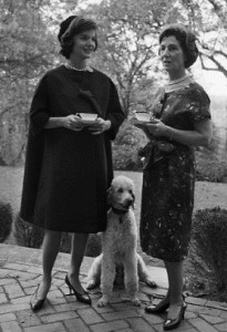 Jacqueline Kennedy with her mothr, Janet Lee Bouvier Aunchincloss in 1960. (Corbis)