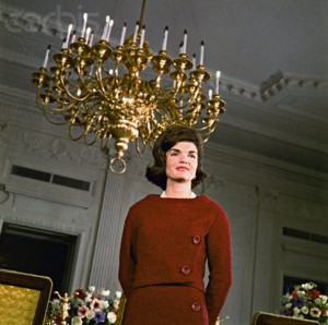 Jacqueline Kennedy gave a television tour of her restored White House "project." (Corbis)