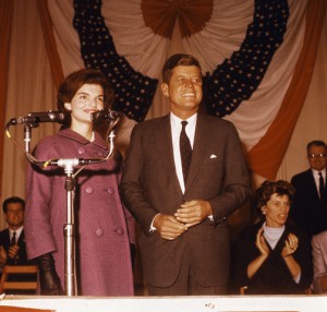 Senator John F. Kennedy and wife, Jacqueline after his 1960 November election as President. (Corbis)