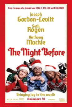 Joseph Gordon-Levitt, Seth Rogen and Anthony Mackie in The Night Before (2015)