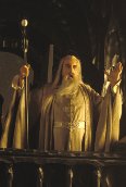 Still of Brad Dourif and Christopher Lee in The Lord of the Rings: The Two Towers (2002)