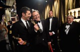 Josh Singer and Tom McCarthy at the Oscars