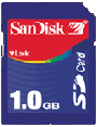 SanDisk 1GB SD Card Ships