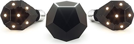 Nanoleaf Ivy Smarter Light Bulb Kit, Pack of 3, Black, NL15-0003 E27 7.5 W