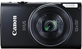 Canon IXUS 275 HS Compact Digital Camera - Black (20.2 MP, 12x Optical Zoom, 24x ZoomPlus, Wi-Fi, NFC) 3-Inch LCD
