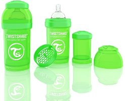 Twistshake Anti-Colic Shaker (180 ml/6 oz, Green)