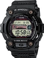 G-Shock GW-7900-1ER Men's Quartz Watch with Grey Dial - Digital Display and Black Resin Strap