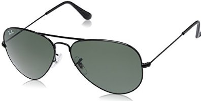 Ray-Ban Aviator Sunglasses (Black) (RB3025|L282358)