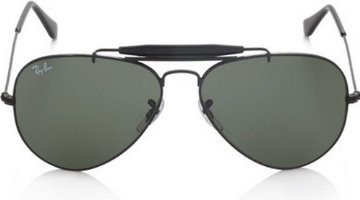 Ray-Ban Aviator Sunglasses (Black) (0RB3129IW022858)