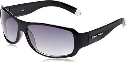 Fastrack Wrap Sunglasses (Black) (P089BK1)