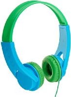 AmazonBasics On-Ear Headphones for Kids (Blue/Green)