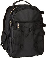 AmazonBasics Backpack for SLR/DSLR Cameras and Accessories - Black