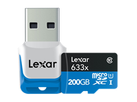 Class 10 200GB microSD card on the way from Lexar