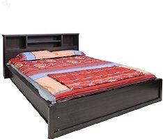 Royal Oak Berlin Queen Size Bed (Dark Brown)