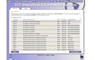 ICT Statistical Information System – OSILAC