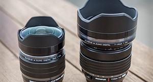 Olympus Pro 8mm and 7-14mm lenses