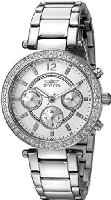 Invicta Women's Quartz Watch with Silver Dial Chronograph Display and Silver Stainless Steel Bracelet 21386