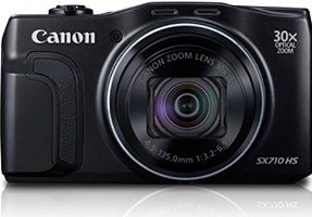 Canon SX710 HS 20.3MP Point and Shoot Digital Camera (Black) with 30x Optical Zoom