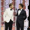 Brad Pitt and Ryan Gosling at event of 73rd Golden Globe Awards (2016)