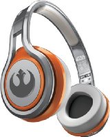 SMS Audio STREET by 50 Cent, Star Wars 1st Edition Rebel Alliance On-Ear Headphones, Silver/Orange