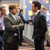 Still of Steve Carell, Ryan Gosling and Jeremy Strong in The Big Short (2015)