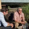 Still of Dustin Hoffman and Chris O'Dowd in The Program (2015)