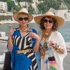 Still of Joanna Lumley and Jennifer Saunders in Absolutely Fabulous: The Movie (2016)