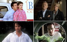 Four of the best TV series available on Netflix (clockwise from top left): Arrested Development, House of Cards, Breaking Bad and Pride and Prejudice