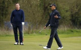 David Cameron and barack Obama