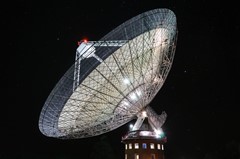 The 'Dish' at Night - Parkes Radio Telescope, Australia