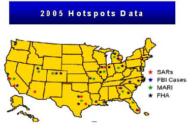 2005 Mortgage Fraud Hotspots Data