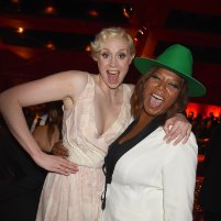 Queen Latifah and Gwendoline Christie at The 67th Primetime Emmy Awards (2015)
