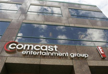 The offices and studios of Comcast Entertainment Group which operates E! Entertainment Television, the Style Network and G4 network is pictured in Los Angeles in this November 12, 2009, file photo. REUTERS/Fred Prouser/Files