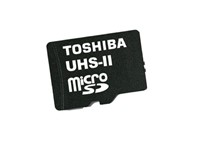Toshiba unveils UHS-II Class 3 microSD memory cards