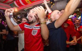 Comment: England fans watch their team play Russia in the pub in London