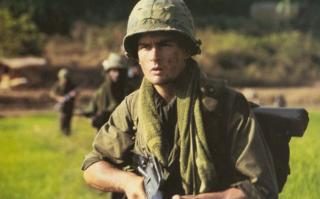 Charlie Sheen in Platoon