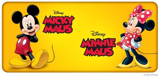 Micky Maus und Minnie Maus