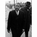 King's interest in nonviolence became a central tenet of his leadership of the Southern Christian Leadership Conference and helped lead a young generation of African Americans to promote desegregation through peaceful sit-ins.