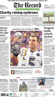 "Ravens Beat 49ers" 2013 Super Bowl Victory Front Page Reprint